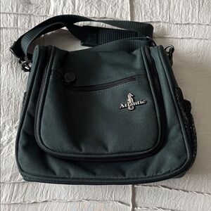 New Atlantic Green Shoulder Travel/Toiletry Bag